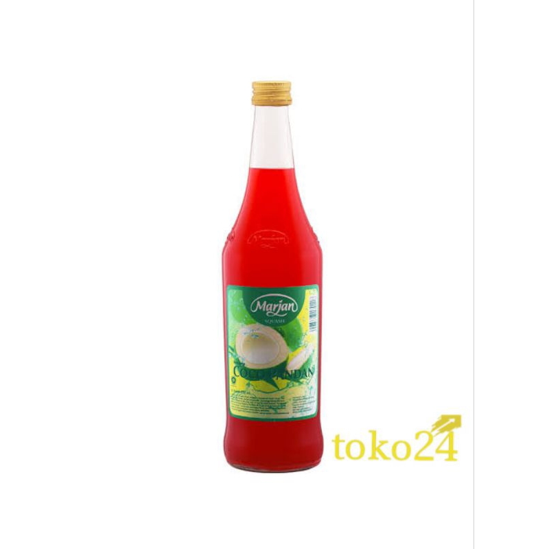 Jual Sirup Marjan Squash Coco Pandan 450 Ml Shopee Indonesia