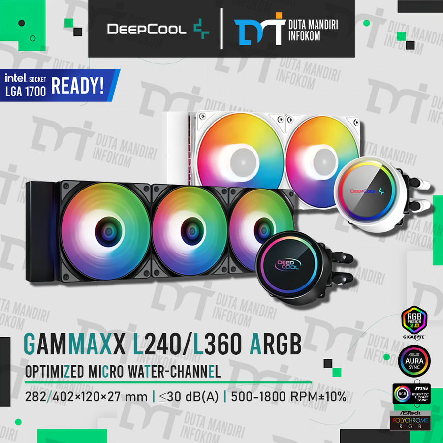 Jual Deepcool Gammaxx L240 AIO Liquid CPU Cooler Intel & AMD L240