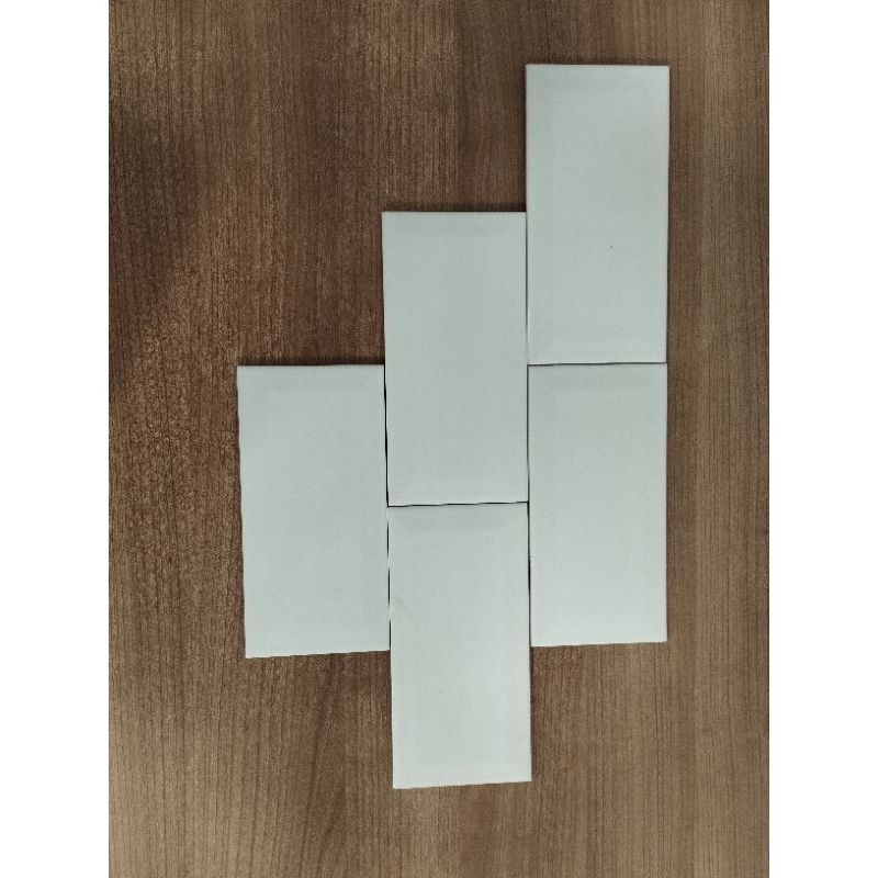 Jual Keramik Mulia Signature Metro White Bevel 10x20 | Shopee Indonesia