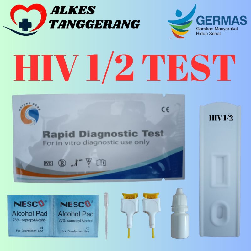 Jual Alat Test HIV 1/2 akurat mandiri satuan Orient Gene Shopee Indonesia