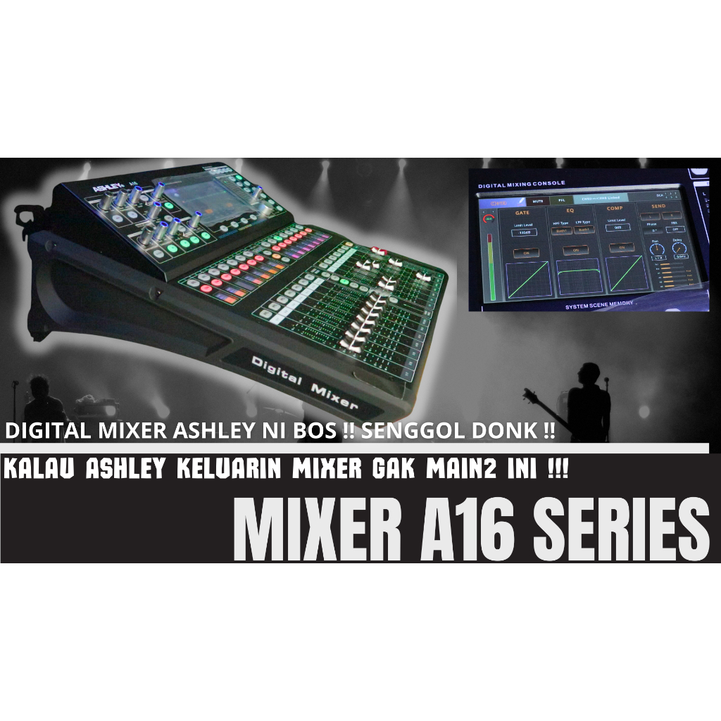Jual Mixer Digital "ASHLEY" A16 SERIES Shopee Indonesia