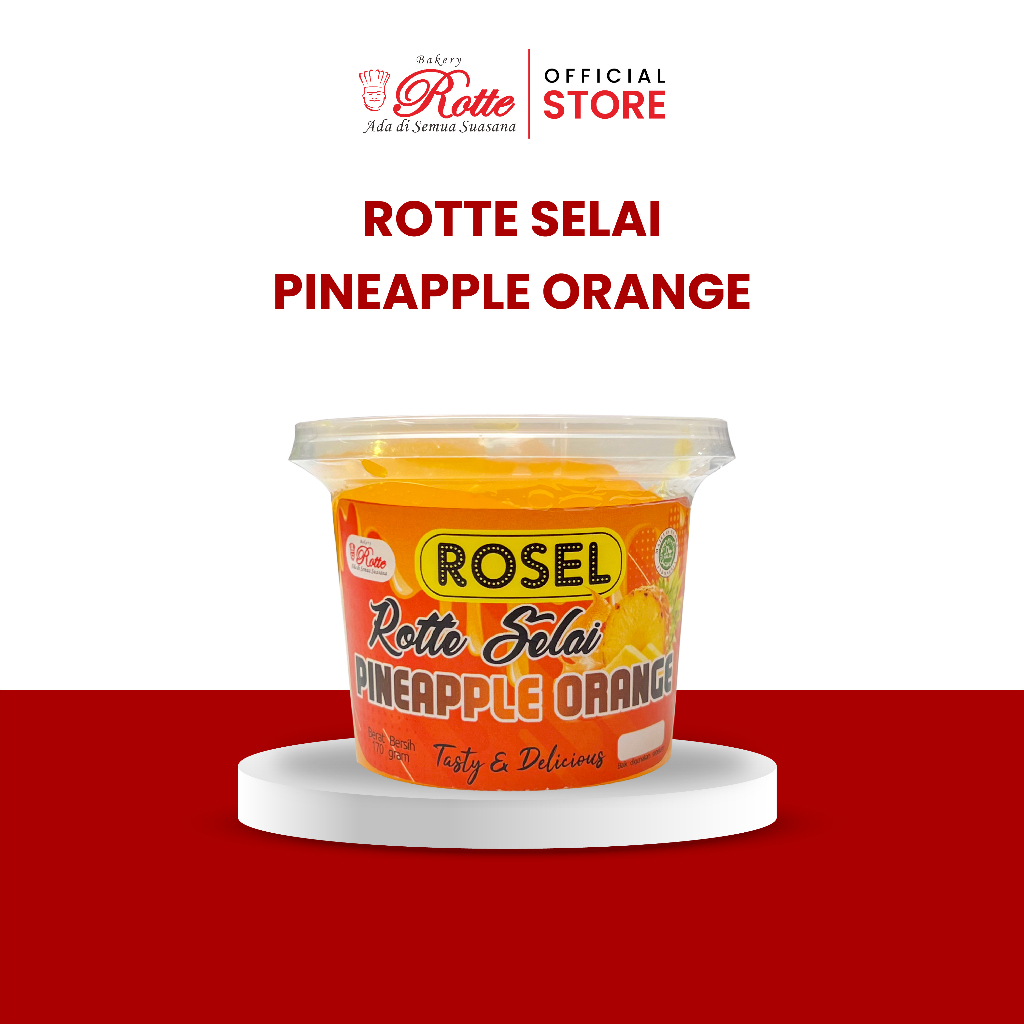 Jual Selai Roti Pineapple Orange Rasa Nanas Orange Rotte Bakery Ukuran ...