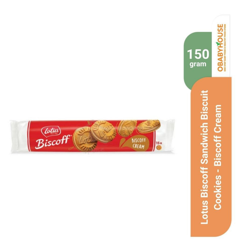 Jual Lotus Biscoff Sandwich Biscuit Cookies 150 gr Biscoff Cream