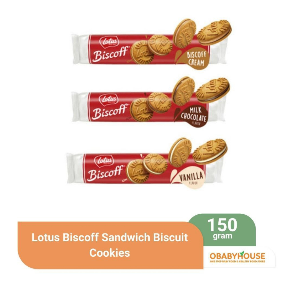 Jual Lotus Biscoff Sandwich Biscuit Cookies 150 gr Shopee Indonesia