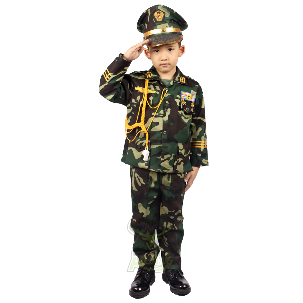 Jual Seragam kostum stelan baju tentara loreng anak profesi anak baju