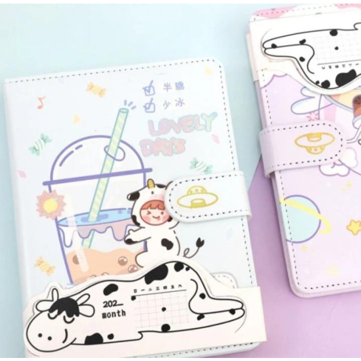 Jual Buku Tulis Notebook Kekinian Klip Planner Motif Lovely Day Mood ...
