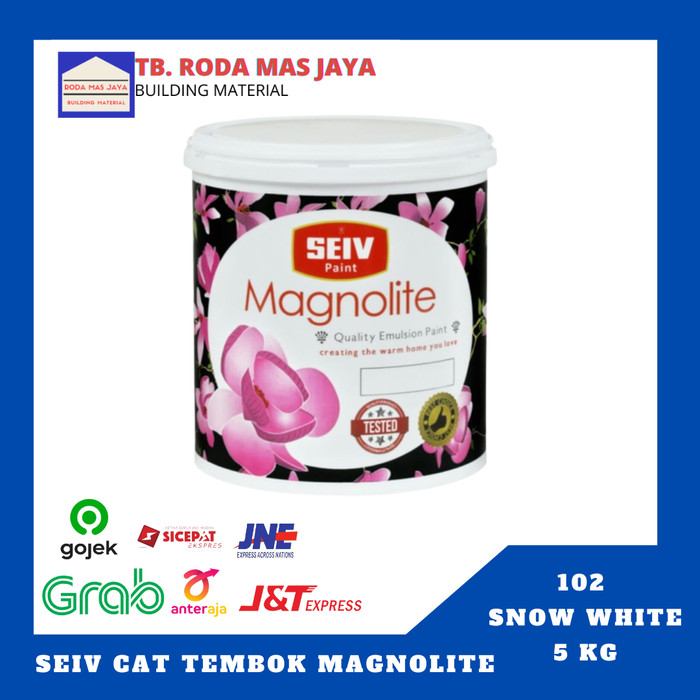 Jual Cat Tembok Seiv Magnolite Snow White Galon Kg Shopee