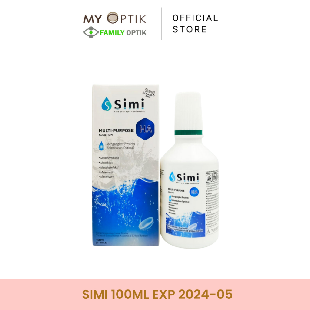 Jual Simi 100ml Solution Air Softlens | Shopee Indonesia