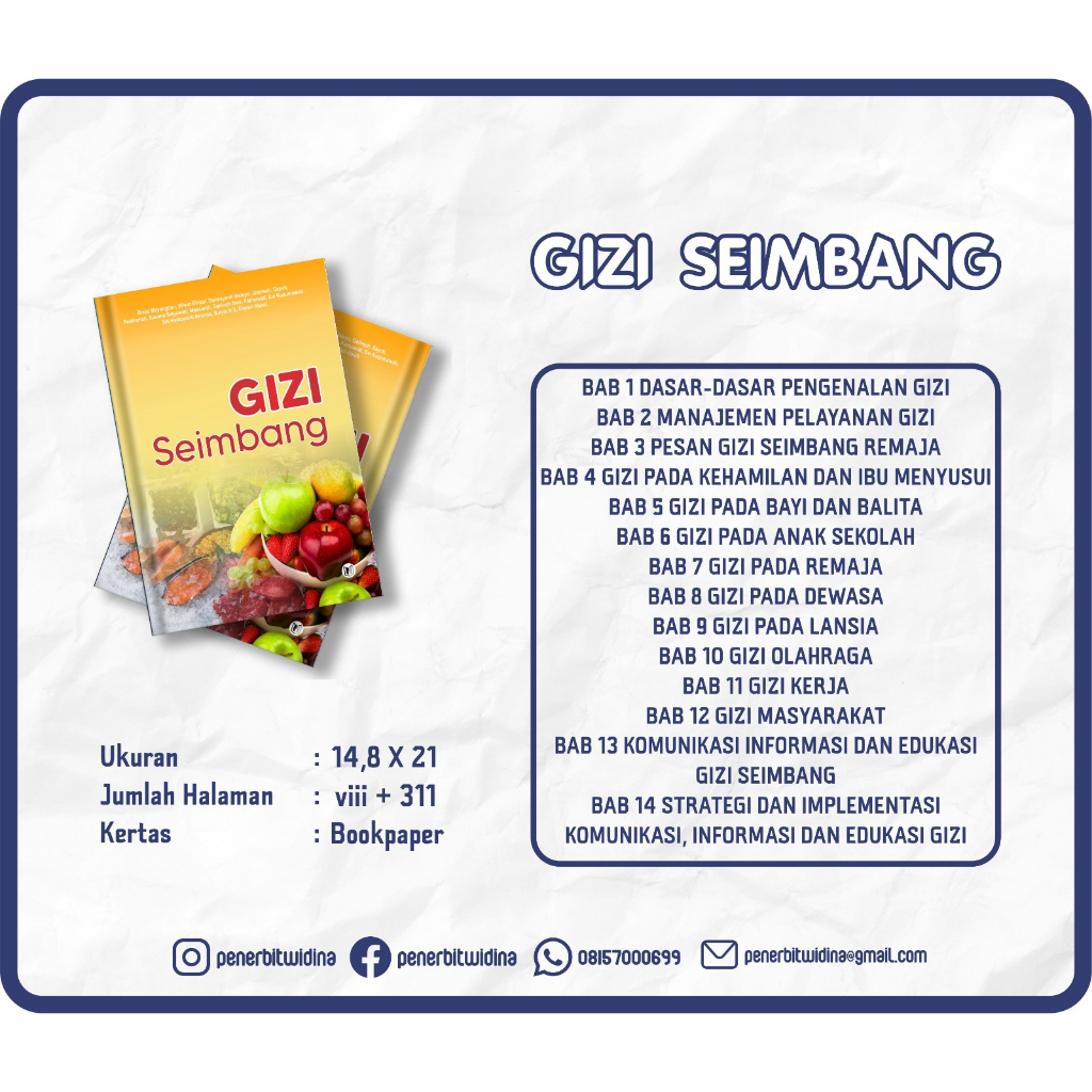 Jual BUKU GIZI SEIMBANG | Shopee Indonesia