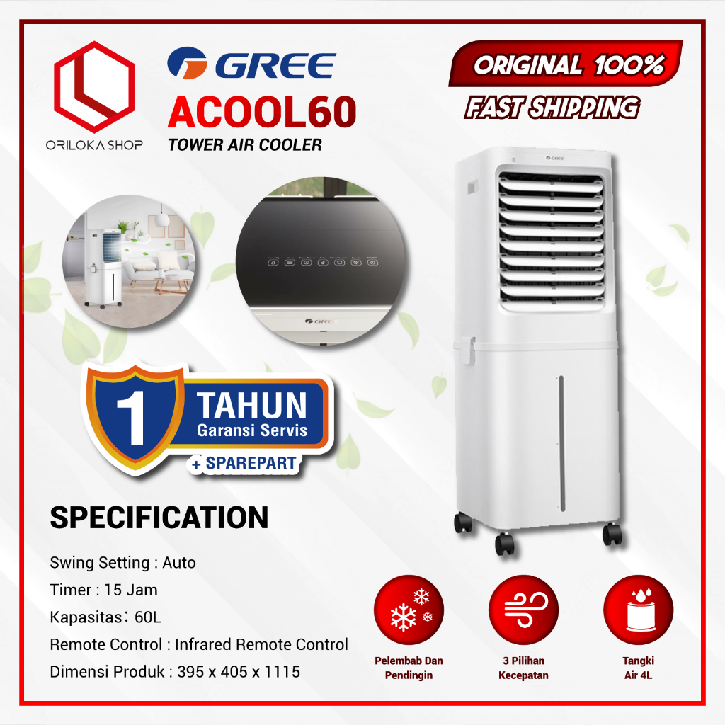 Review Air Cooler Gree: Solusi Pendinginan Ruangan Efektif dan Ramah Lingkungan