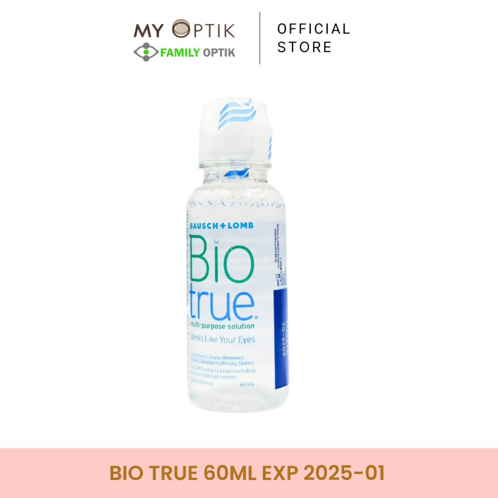 Jual Bio True 60ml Solution Air Softlens | Shopee Indonesia