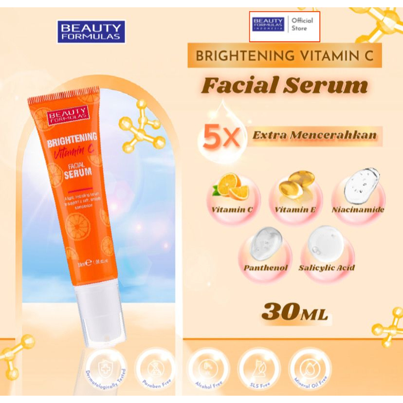 Jual Beauty Formulas Brightening Vitamin C Facial Serum 30ml Shopee
