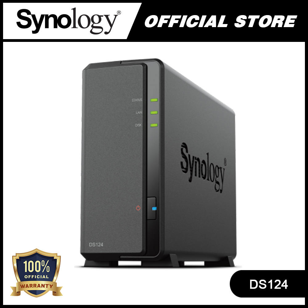 Synology DS124 NAS 1-Bay Con HDD 4TB - Archivio Dati Centralizzato Per Casa E Ufficio - Foto 7