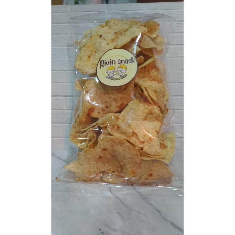 Jual KERIPIK GETUK SINGKONG CRISPY 250gr ASIN PEDAS BAWANG