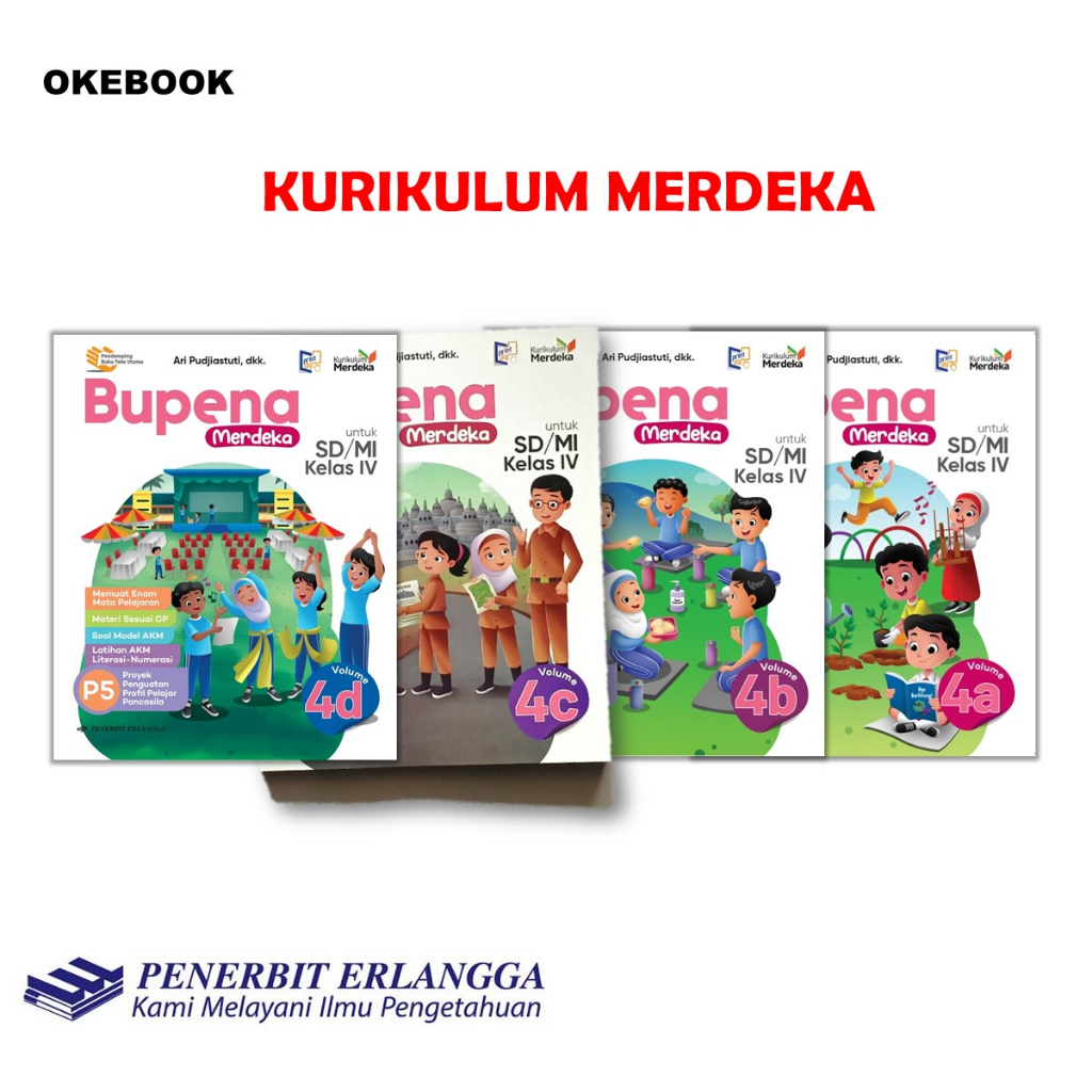 Jual Bupena Merdeka SD Kelas 4 A B C D - Kurikulum Merdeka | Shopee ...