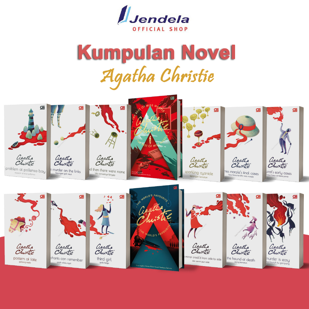 Jual Seri Lengkap Novel Agatha Christie Koleksi Lengkap | Shopee Indonesia