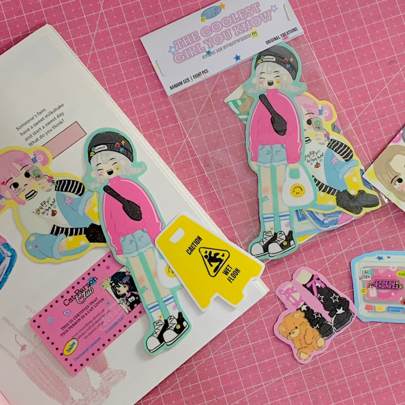 Jual Summer Tapes - The Coolest Girl You Know Sticker Pack/Seal sticker ...