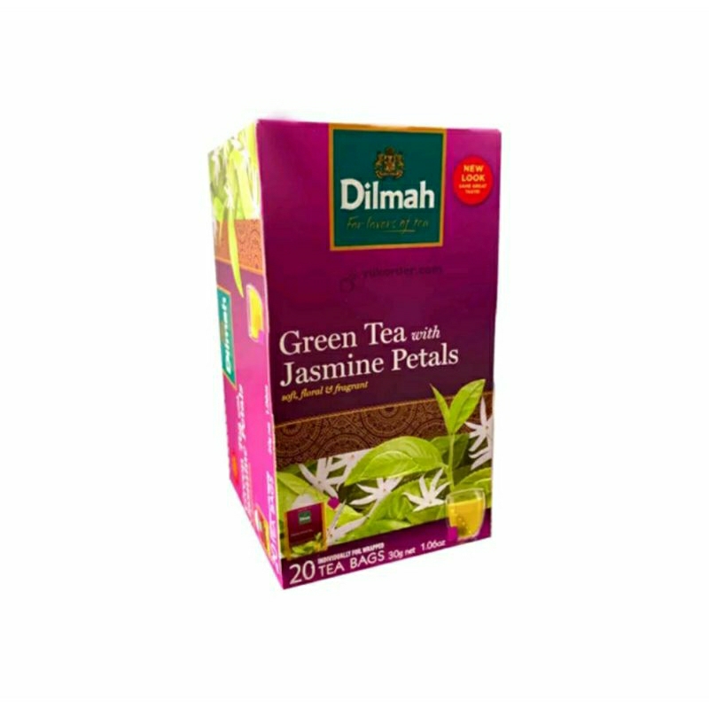 Jual Dilmah Green Tea With Jasmine Petals Kemasan Foil Envelope 30g