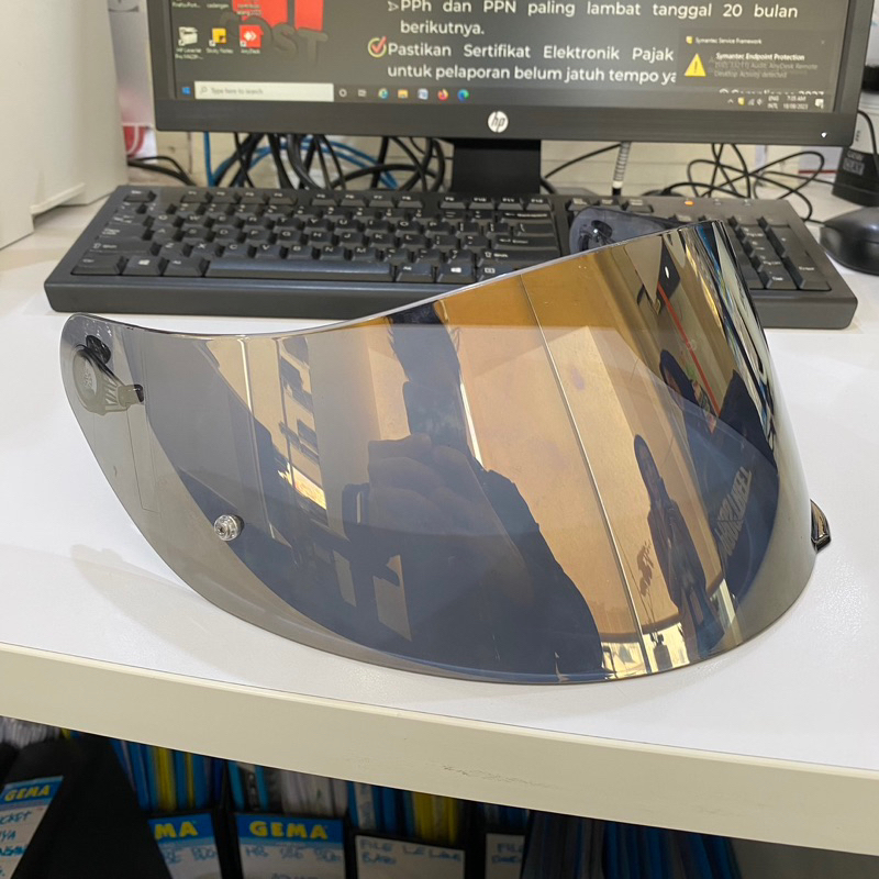 Jual visor iridium agv K1 K3SV black gold original agv Shopee Indonesia