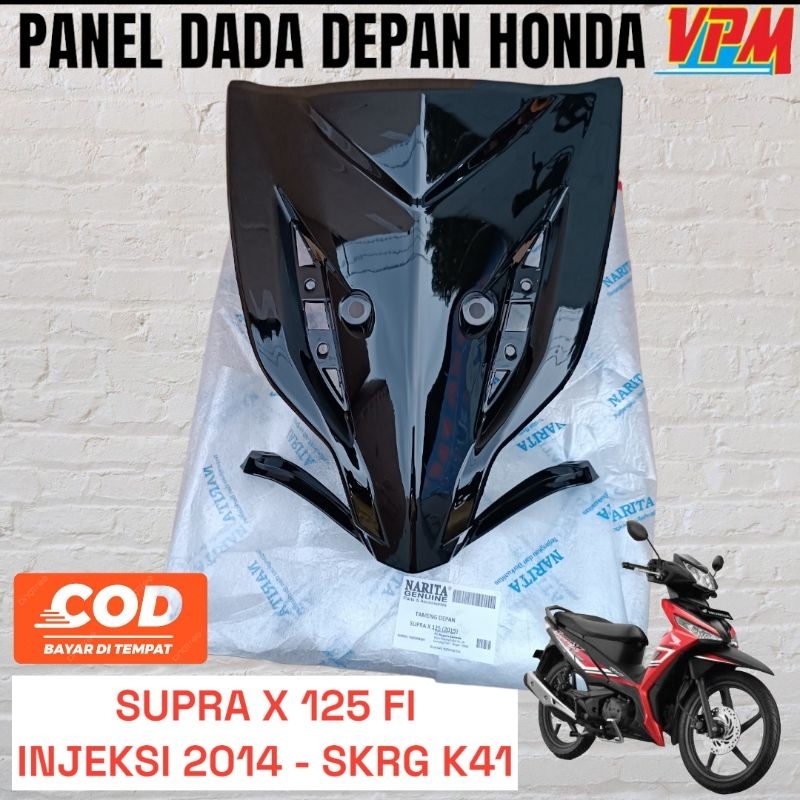 Jual cover front top panel tameng dada depan supra x 125 fi injeksi K41 ...