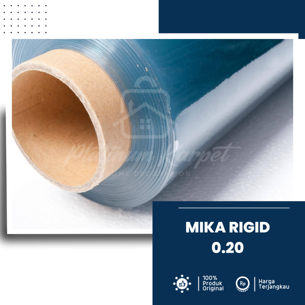 Jual Plastik Mika Kaku 0 20 Rigid Pvc Super Clear Lebar 140cm Panjang