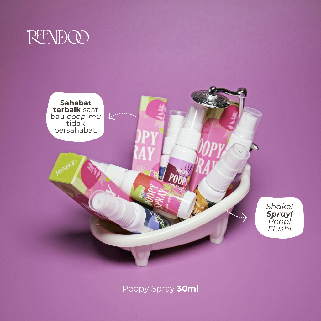 Jual Poopy Spray by Reendoo / Before You Poo Toilet Spray / Toilet ...