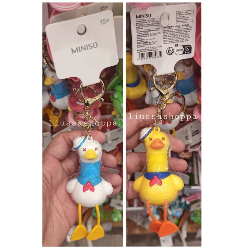 Jual Gantungan Kunci Miniso - Goose Series Stretchable Keychain ...