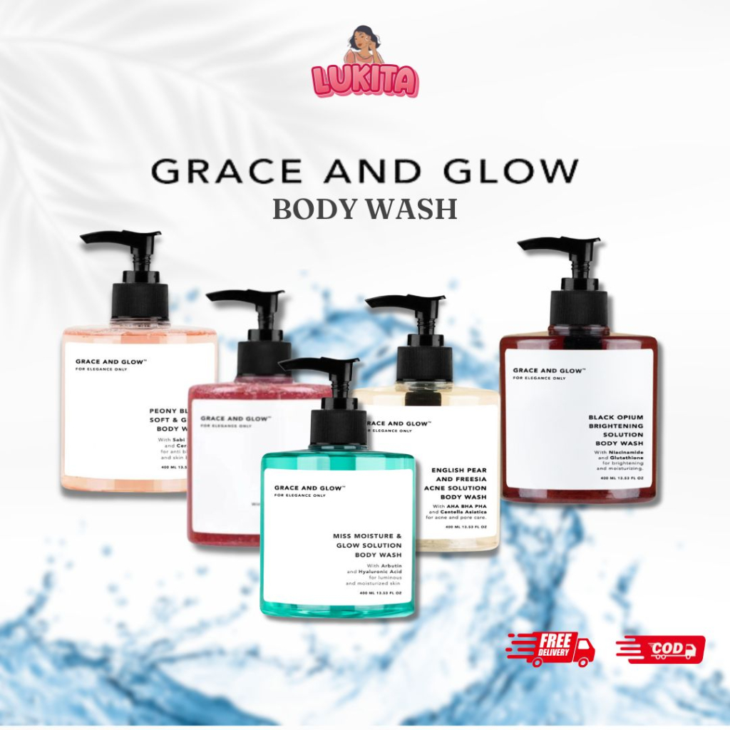 Jual GRACE AND GLOW BODY WASH PROMO SABUN MANDI PALING WANGI TAHAN