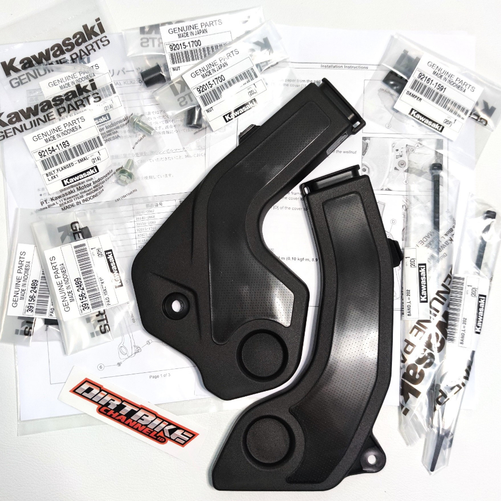 Jual Frame Guard KLX 230 ORIGINAL KAWASAKI Full Set Penutup Rangka