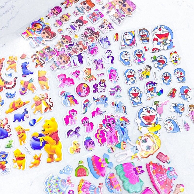 Jual STC03 - Sticker Timbul Karakter BT21 Kartun Anak | Shopee Indonesia