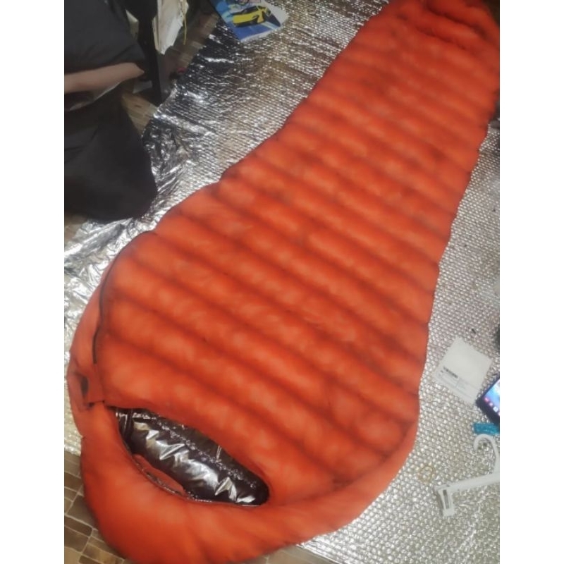 Sleeping Bag BASE KING OFFICIAL Bulu Angsa seri Buter, Bavarian dan Buffled  Box kelty inner thermal ykk zippe bukaan kaki