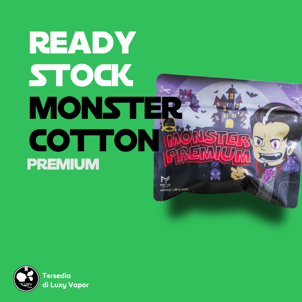 Jual Monster Cotton Premium Kapas , Bukan Bacon , Bukan Kendo | Shopee ...