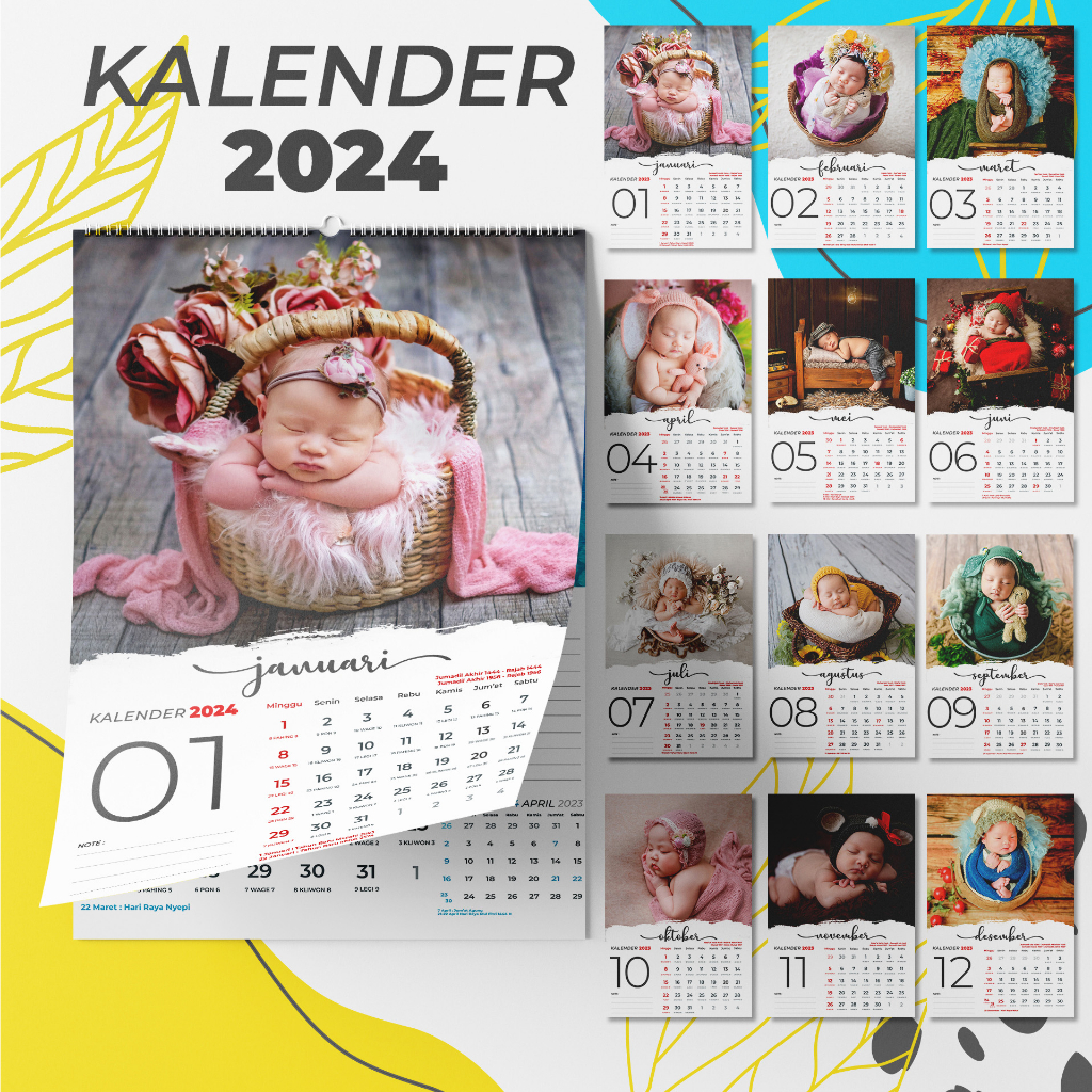 Jual Craftpedia Kalender 2024 2025 Kalender Dinding 12 Lembar Custom 12 Foto Shopee Indonesia 7714