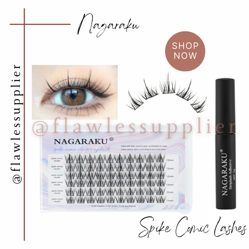 Jual NAGARAKU DIY Spike Comic Lashes / Nagaraku Anime Eyelash High ...