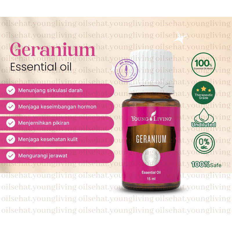 Jual Young Living Geranium oil Shopee Indonesia
