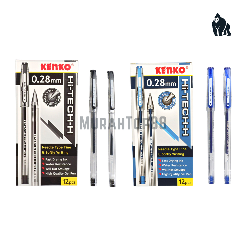 Jual Pulpen Kenko Hi Tech Mm Ballpoint Pen Tinta Gel Hi Tech H Mm Per Lusin