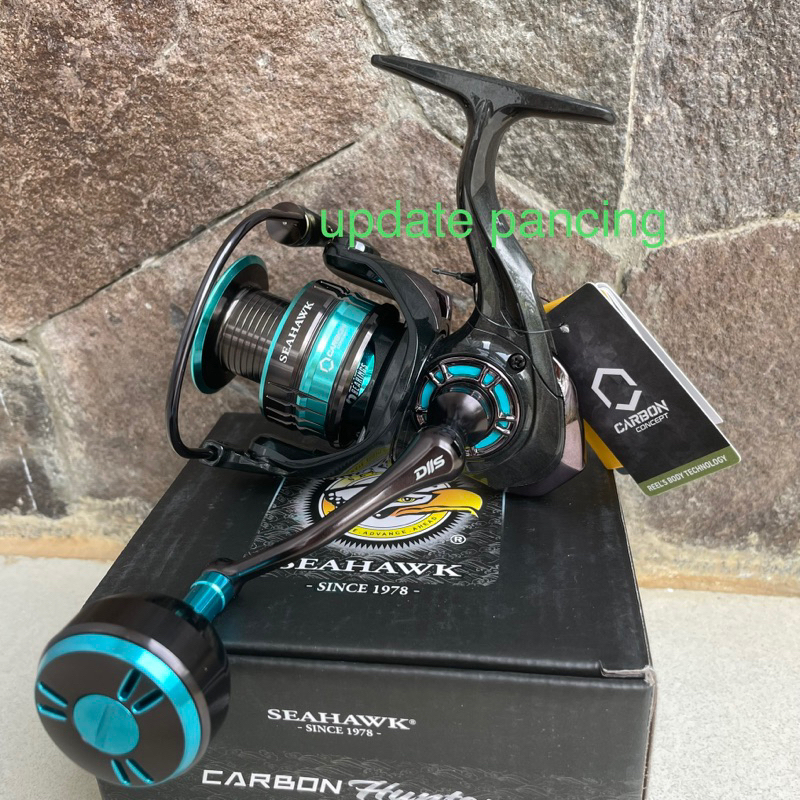 Jual Reel SEAHAWK CARBON HUNTER PRO RX full seal 2500/4000/6000