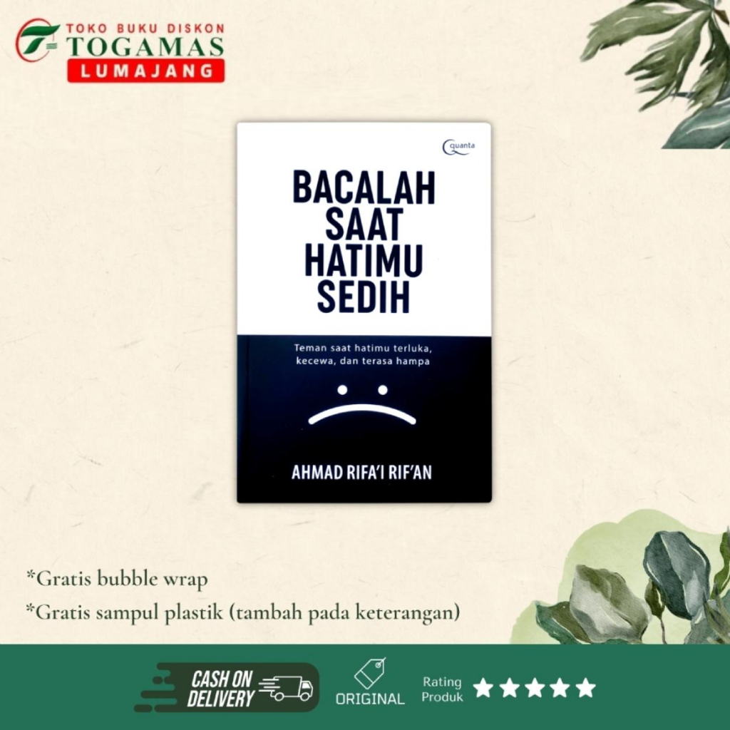 Jual Bacalah Saat hatimu Sedih - AHMAD RIFAI RIFAN | Shopee Indonesia