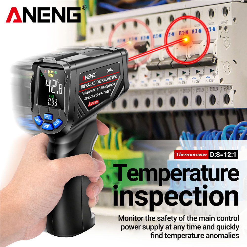 Jual Thermometer Laser Infrared Digital Aneng Termometer Laser Infrared ...