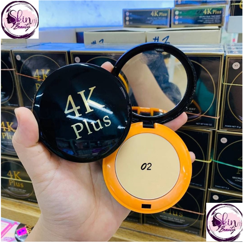 Jual 4K Plus Powder Micro Silk Two Way Long Lasting SPF 30 PS++ ...