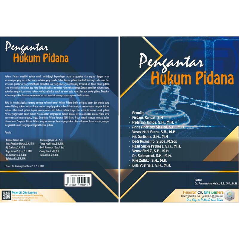 Jual Buku Pengantar Hukum Pidana Shopee Indonesia