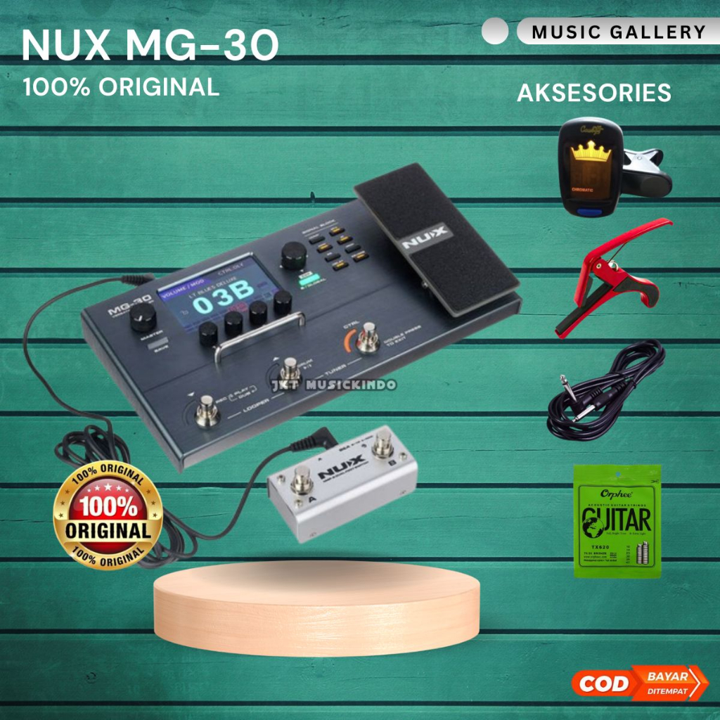 Jual Efek Gitar Guitar Nux Mg 30 Mg 300 Mg 400 Original Modelling