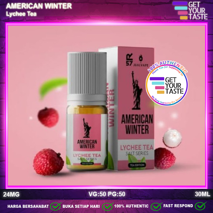 Jual Liquid R57 American Winter Lychee Tea Salt Nic 30ML by Hero57 x ...