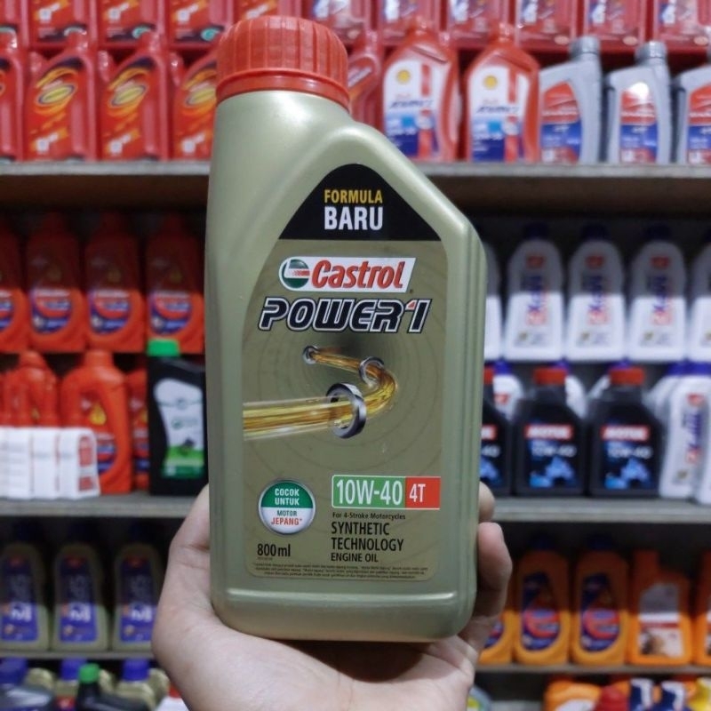 Jual CASTROL POWER 1 4T SAE 10W-40 (800ml) | Shopee Indonesia