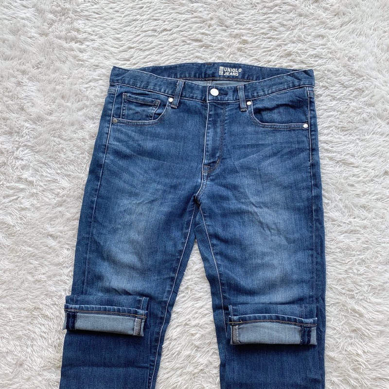 Uniqlo Ultra Stretch Skinny Fit Jeans (28”/70cm), Men's Fashion, Bottoms,  Jeans on Carousell