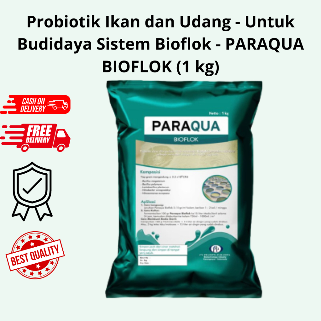 Jual Probiotik Ikan Dan Udang - Untuk Budidaya Sistem Bioflok - PARAQUA ...