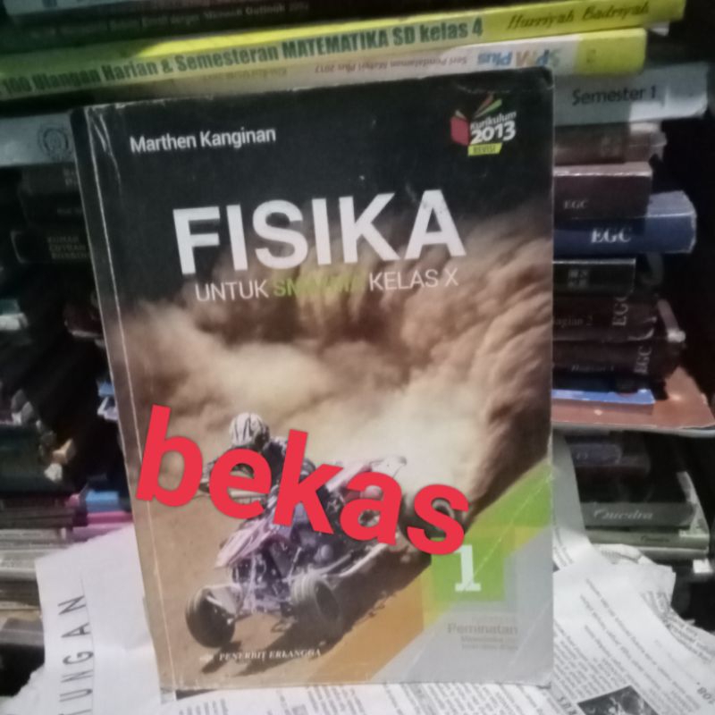 Jual Buku Fisika Kelas X SMA MA Kelompok Peminatan Penerbit Erlangga Kurikulum Revisi