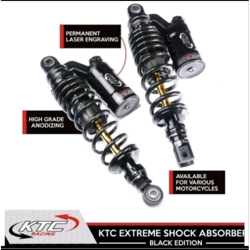 Jual shock ktc racing extreme 280 vega jupiter 320 rxking cb100 340 ...