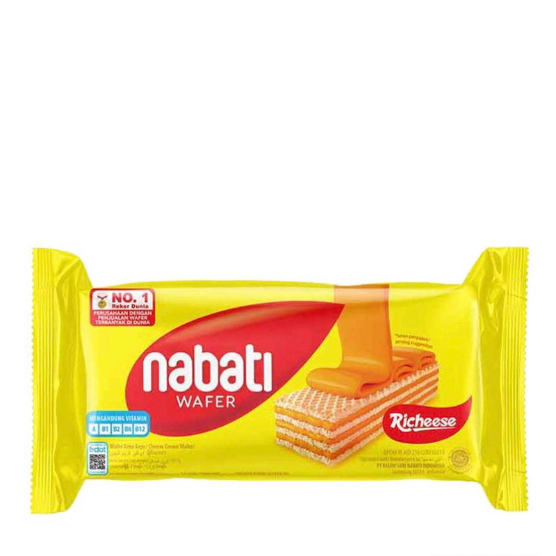 Jual Richeese nabati Wafer 120g cokelat keju Pink lava Yogurt korean ...