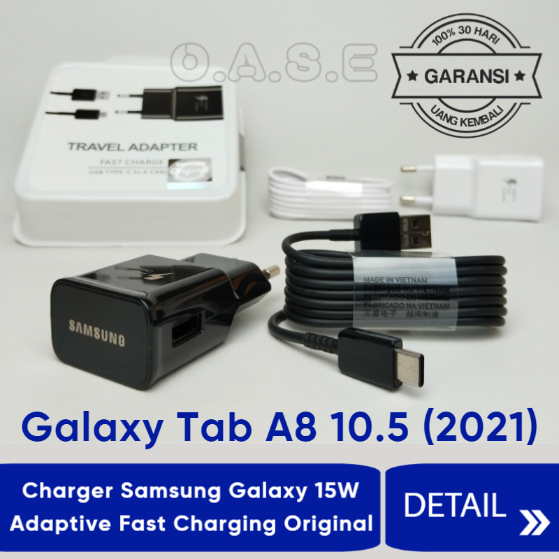 Jual Charger Samsung Galaxy Tab A8 10.5 (2021) USB Type C 15 Watt Fast